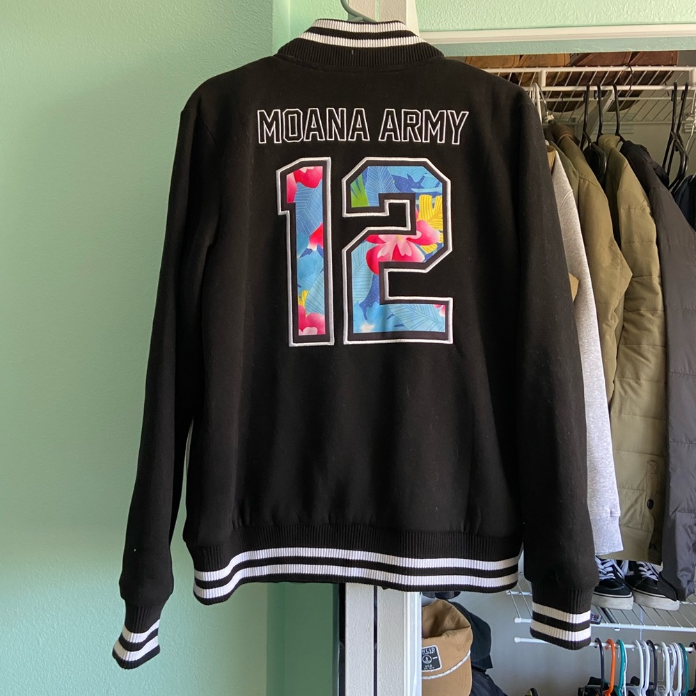 Moana bikini letterman jacket